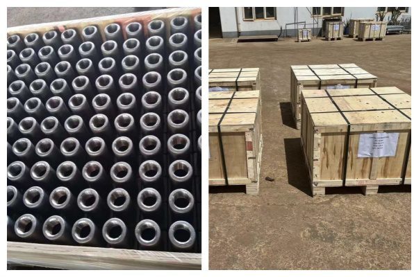 packing of steel cast parts produced by investment casting processing